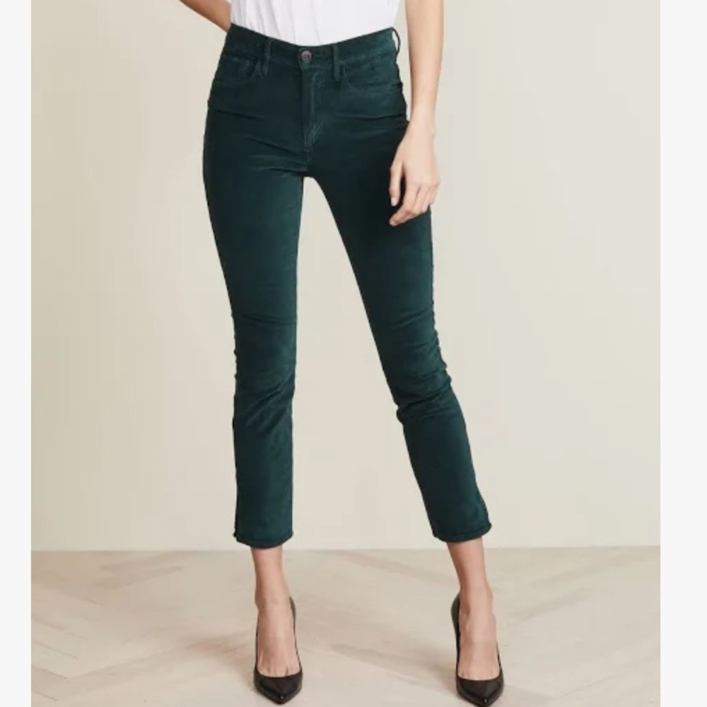3X1 Made here Fern W3 Velvet Higher Ground ankle five pocket jeans sz 30
